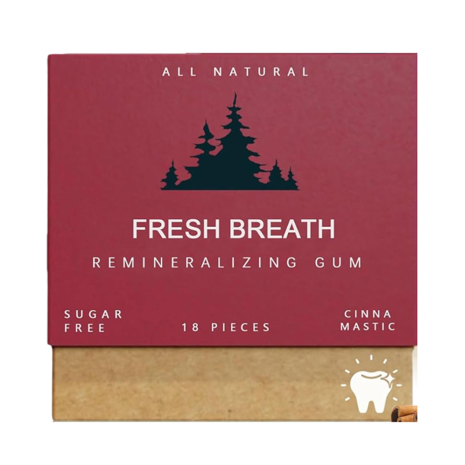 Organic Remineralizing Chewing Gum