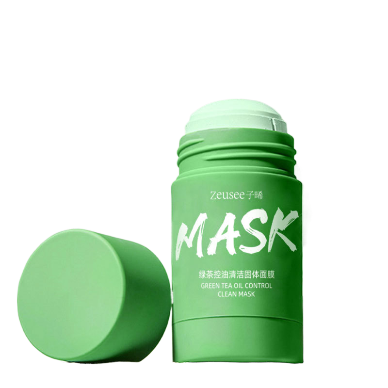 Green Tea Solid Mud Mask for Deep Cleansing and Hydration