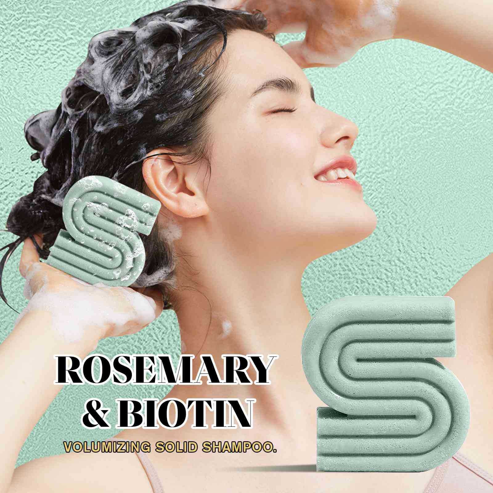 Rosemary Shampoo Soap for Hair Moisturizing and Deep Cleaning
