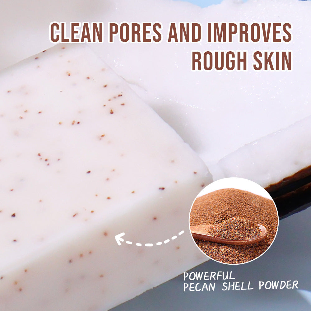 Handmade Coconut Scrub Soap for Face and Body