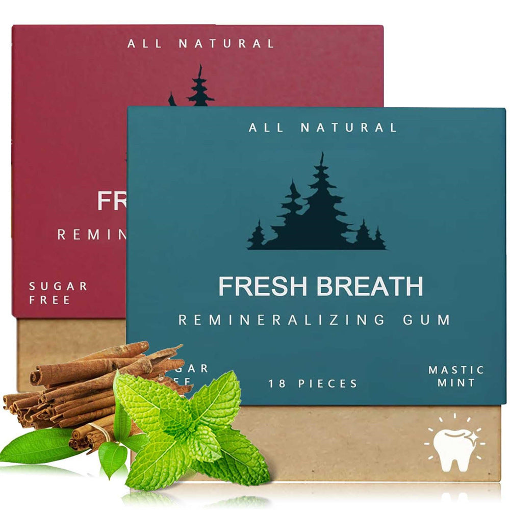 Organic Remineralizing Chewing Gum