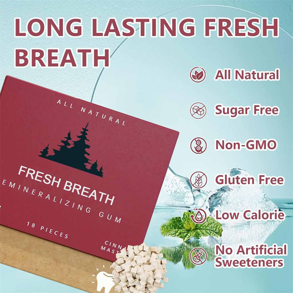 Organic Remineralizing Chewing Gum